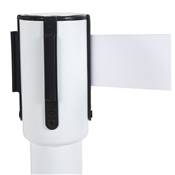 Potelet a sangle 'GUARD' blanc pour files d'attente