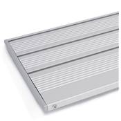 Ecran de séparation de bureau 'CONFIDENTIAL' en métal gris - 160 cm