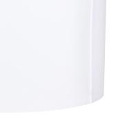 Suspension design cylindrique 'Lyster' en tissu blanc réglable en hauteur