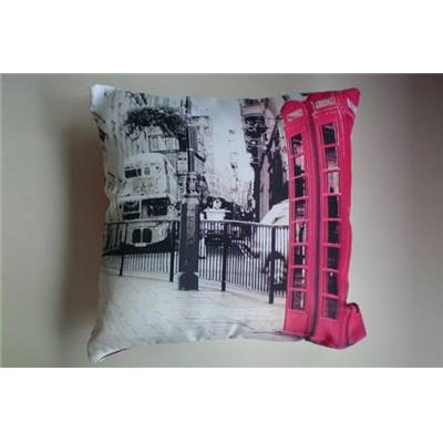 Coussin Londres 'London City' bus cabine téléphonique rouge