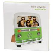 Cadre photo combi 'Bon voyage' vert