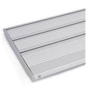 Ecran de séparation de bureau 'CONFIDENTIAL' en métal gris - 140 cm