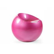 Tabouret bas design 'Ball Chair' rose