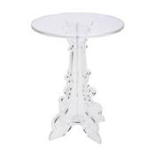 Table basse baroque d'appoint / table de chevet 'Glamour' transparente