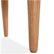 Etagère bibliothèque scandinave 'TOWER' tablettes structure et pieds en bois naturel