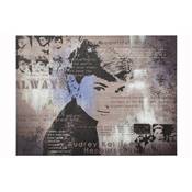 Tableau design 'Audrey Hepburn' – 120 x 90 cm