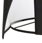 Lampe à poser scandinave trépied 'Stätiv Black Edition' abat-jour noir 3 pieds en métal noir