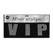 Sticker Lettres 'Vip' déco murale effet miroir auto-adhésif