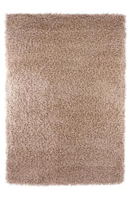 Tapis de salon shaggy design 'Ivoa' beige - 200 x 290 cm