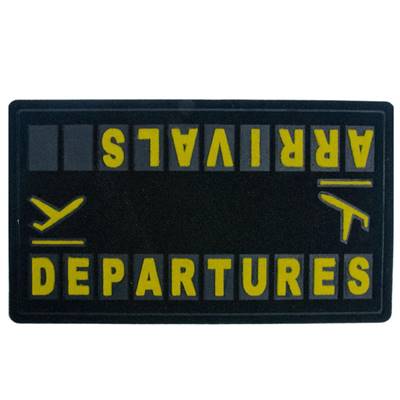 Paillasson design 'Airport Arrivals Departures'