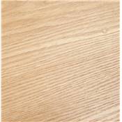 Table de salle à manger ronde 'VÄN' plateau en bois finition naturel pieds métal noir - Ø 120 cm