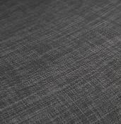 Tabouret de snack mi-hauteur scandinave 'Skala Black Edition' tissu gris pieds bois noir dossier bas