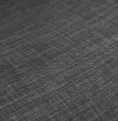 Tabouret de snack mi-hauteur scandinave 'Skala Black Edition' tissu gris foncé pieds bois noir dossier bas