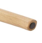 Tables basses scandinaves gigognes rondes 'Mukavä' plateau en verre 3 pieds en bois - Ø 50 cm