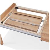 Table salle à manger scandinave extensible 'MAESTRO' en Chêne massif - 200(280) x 95 cm