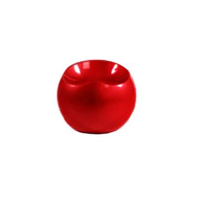 Tabouret bas design 'Ball Chair' rouge