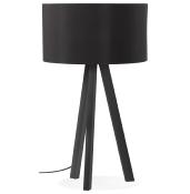 Lampe à poser scandinave trépied 'Stätiv Black Edition' abat-jour noir 3 pieds en métal noir