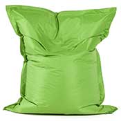 Pouf déhoussable imperméable 'Baggy Mini' vert – 130 x 100 cm