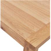 Table salle à manger scandinave extensible 'MAESTRO' en Chêne massif - 200(280) x 95 cm