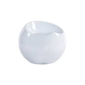 Tabouret bas design 'Ball Chair' blanc