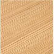 Table bar haute design 'Tvillin Black' bois naturel double pied central en fonte noir – 150 x 70 cm