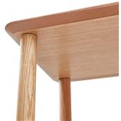 Etagère bibliothèque scandinave 'TOWER' tablettes structure et pieds en bois naturel