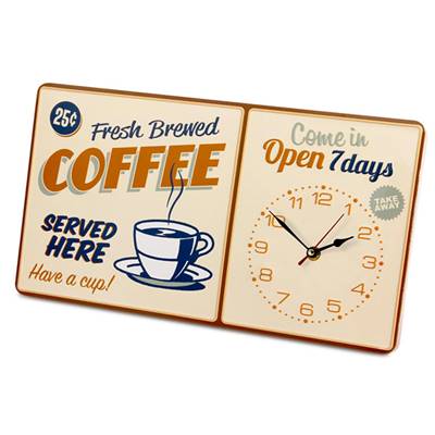 Horloge murale vintage 'Coffee'