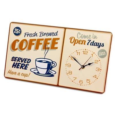 Horloge murale vintage 'Coffee'