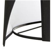 Lampe à poser scandinave trépied 'Stätiv Black Edition' abat-jour noir 3 pieds en métal noir