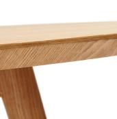 Table de salle à manger scandinave ronde 'Üméa' plateau et 4 pieds bois naturel – Ø 120 cm